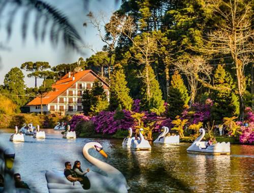 Charmosa Casa 3 Quartos Lago Negro Gramado Buitenkant foto
